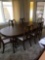 Lexington Furniture Dining table with 6 chairs, leaf and pads