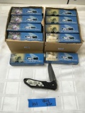 New Executive Wildlife Series folding knives. 26 pieces.