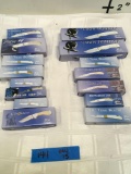 New assorted pocket knives. 15 pieces. See pics for model