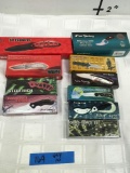 New assorted knives. 10 pieces. See pics for model and info