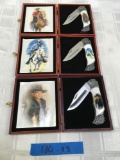 New. Roy Rogers, The Lone Ranger and Hopalong Cassidy folding knives