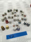 Collectible 32 pieces thimbles