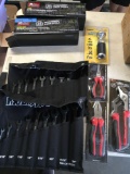 New Metal Mulisha 1) Sae 1) metric 9 piece wrench set 3) assorted size pliers 1) Lomax Samurai light