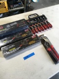 New Metal Mulisha , Sae and metric deep socket rail set, screwdriver set, metric nut driver set,