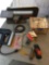 Sears/ craftsman cut n clamp set, motorized scroll saw, razor planer,etc
