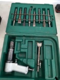 Chicago Pneumatic Chisel with assorted bits