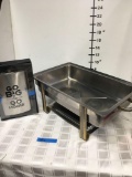 Large flask and warming tray