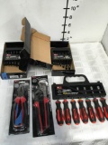 Metal Mulisha tools. Metric & SAE wrench set, Pliers, Nut driver set. 5 pieces