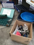 Winzer organizer boxes, Curtis nut box, Drip pans, etc