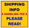 ***SHIPPING INFORMATION!! DO NOT BID ON THIS ITEM.