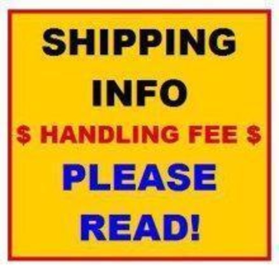 ***SHIPPING INFORMATION!! DO NOT BID ON THIS ITEM.