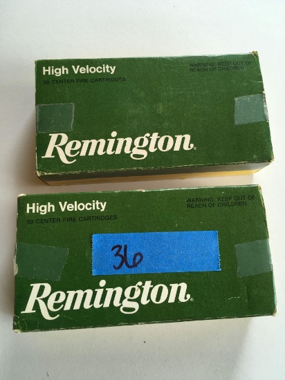 Remington high velocity, .45 cal 100 rounds