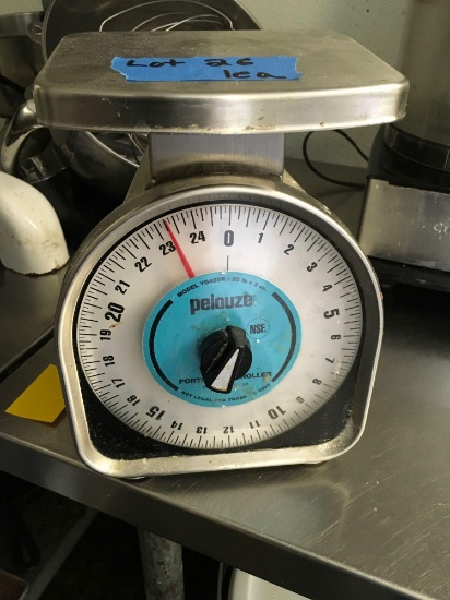 Pelouze portion controller, 25lb. scale