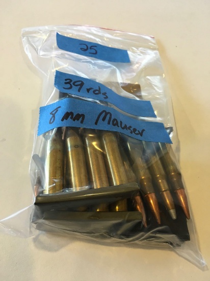 Ammo: 8mm Mauser, 39 rounds