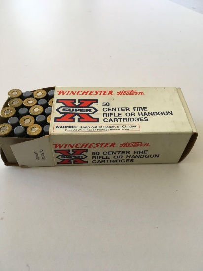 Ammo: Winchester, 44 rem mag, 50 rounds