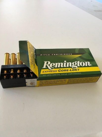 Ammo: Remington 8mm Mauser, 20 rounds