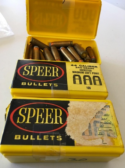 Ammo: 44 cal 90 rounds- reloads