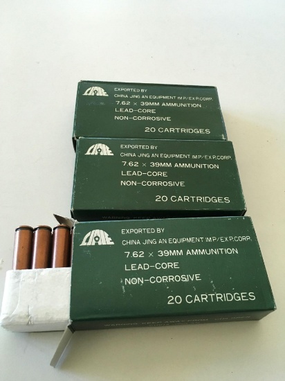 Ammo: 7.62 x 39mm, 60 rounds made in China