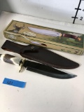 Whitetail Cutlery Knife with sheath See pic for kife info(size, material, etc)