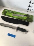 New Combat Enforcer Knife with sheath See pic for kife info(size, material, etc)