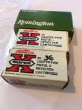 Ammo: Remington and Western X Super 357 magnum, 136 rounds