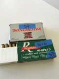 Ammo: Winchester 308 win, 20 rounds. Remington 308, 16 rounds