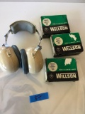 Aural Protector Sound hearing protector and Willson ear cushions