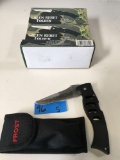 Knife: New Green Beret Folder Knife. 5 pieces See pic for kife info(size, material, etc)