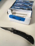 New Eagle Eye II knives. 12 pieces See pic for kife info(size, material, etc)