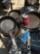 Skillets, coated, various sizes