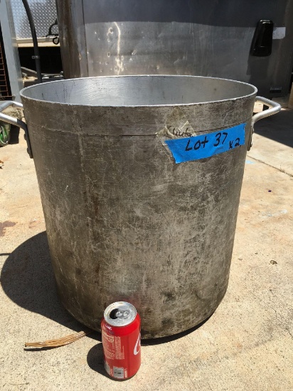 Stock pot, aluminum, 60 qt