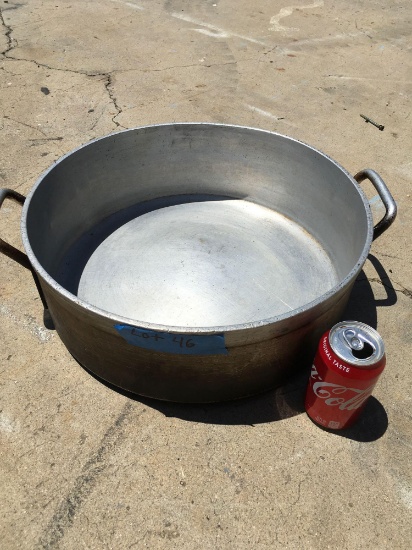 Brazing pan, 16 qt, heavy duty aluminum