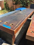 Wood seating benches, heavy duty