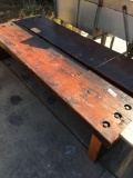 Wood benches, heavy duty