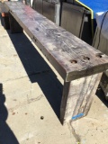 Wood long table, heavy duty