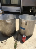 Aluminum stock pots, 40 qt