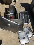 Lot of miscellaneous items, divider bars and miscellaneous lids