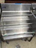 S/S Liquor bottle step,3 tier, 24