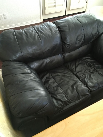 Black sofa