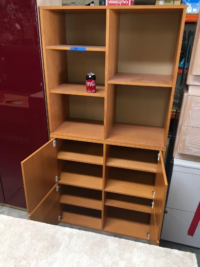 67" x 33 1/2" x 15" book case