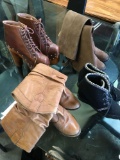 4 pairs assorted boots. Size 6 - 7