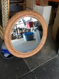 Round Beveled Glass Mirror 46