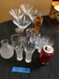 Lot of assorted glass ware