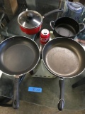 Lot of assorted pans.