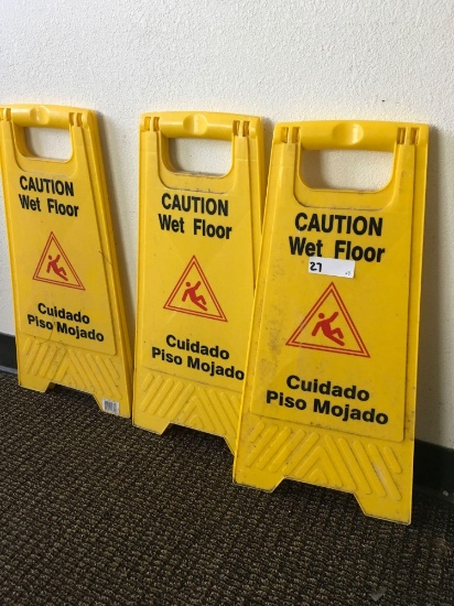 Caution Wet Floor signs
