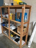 Wooden rack 6' x 6'  with contents