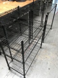 Storage racks, 2 shelf,  4 pieces