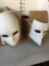 New White masks. 11) full face 9) square face