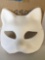 New White, cat face masks