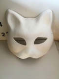 New White, cat face masks